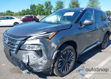 2025 Nissan Rogue Platinum Intelligent Awd из США, поврежденный, VIN JN8BT3DDXSW472239